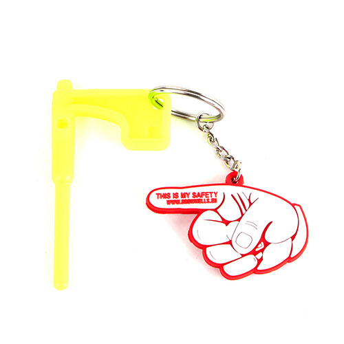 I bandierine di camera Semi Automatic, di colore verde neon, consentono di identificare facilmente un'arma scarica, garantendo la massima sicurezza.